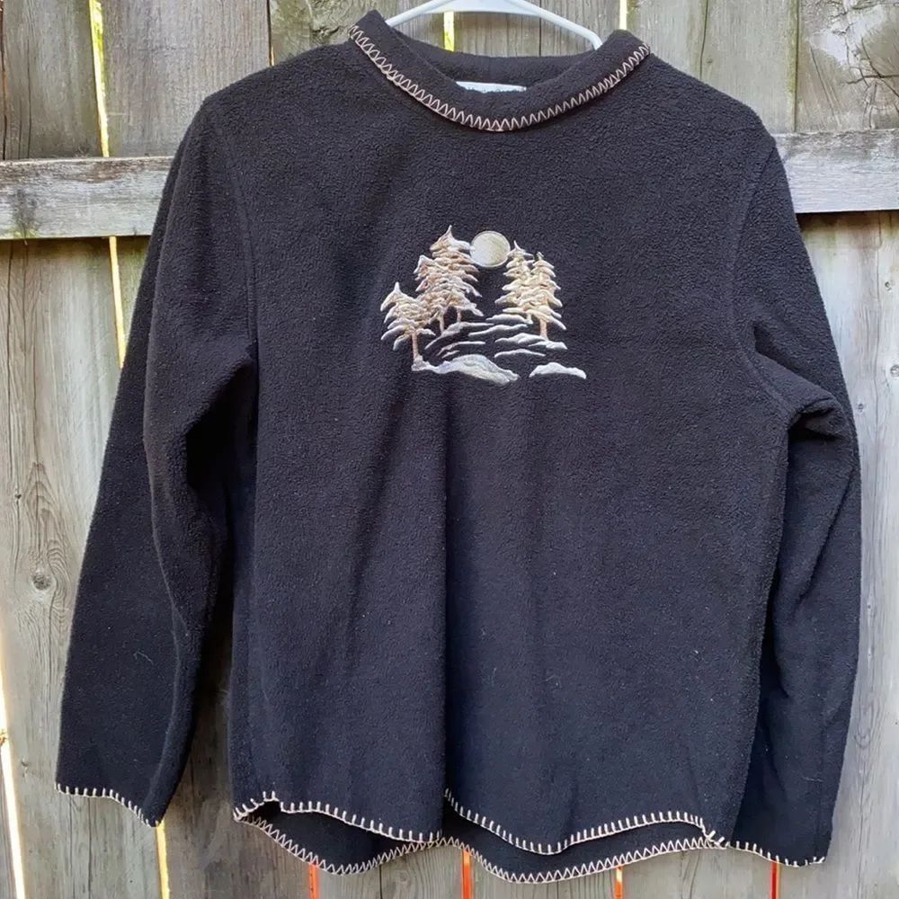 Coldwater Creek fleece sweatshirt sz. S